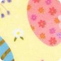 Robert Kaufman, Happy Easter, AFGD-23580-84, Cream, Flowers, Easter Eggs