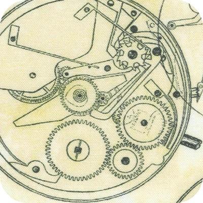 Robert Kaufman Instruments Of The Hours, SRKD-21507-14, Natural
