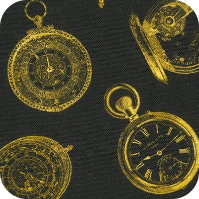 Robert Kaufman Instruments Of The Hours, SRKD-21509-2, Black