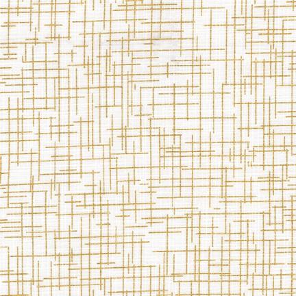 Robert Kaufman, Robert Kaufman, Quilt Linen Metallic, srkm-14476-1, White
