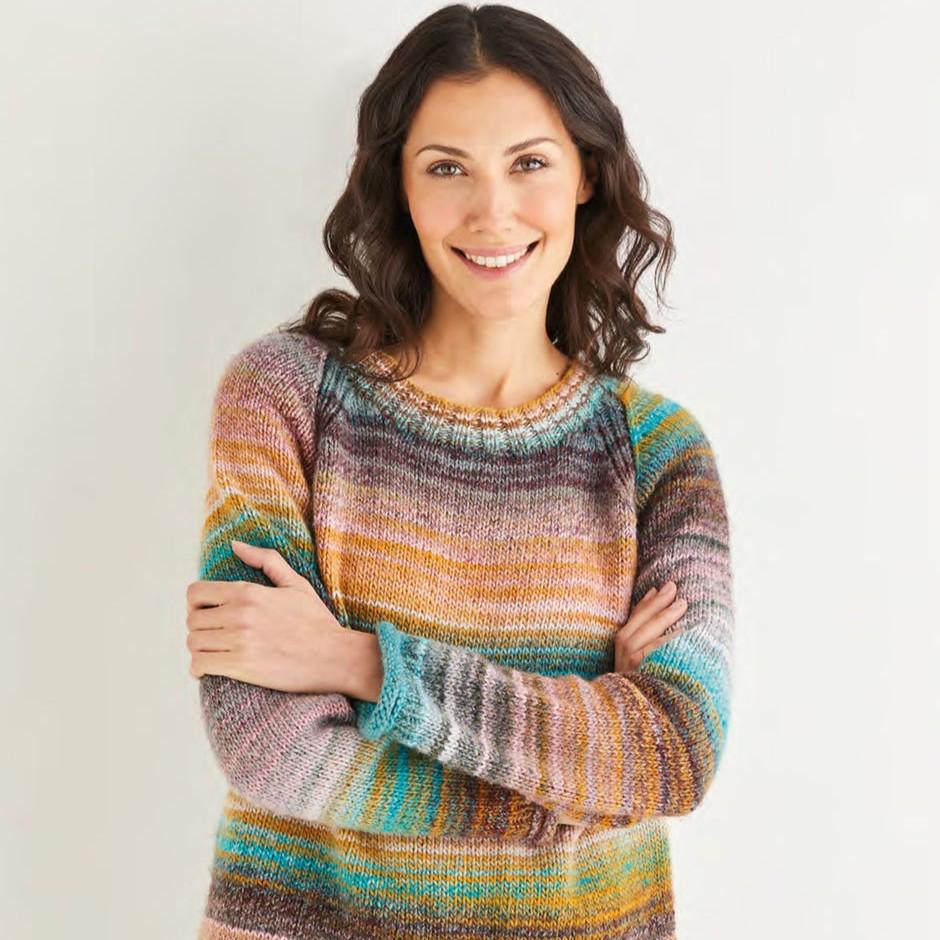 Sirdar, Pattern, F237 Relaxed Round Neck