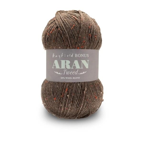Sirdar, Yarn, F011-0624, Bonus Aran Tweed, Chestnut Tweed