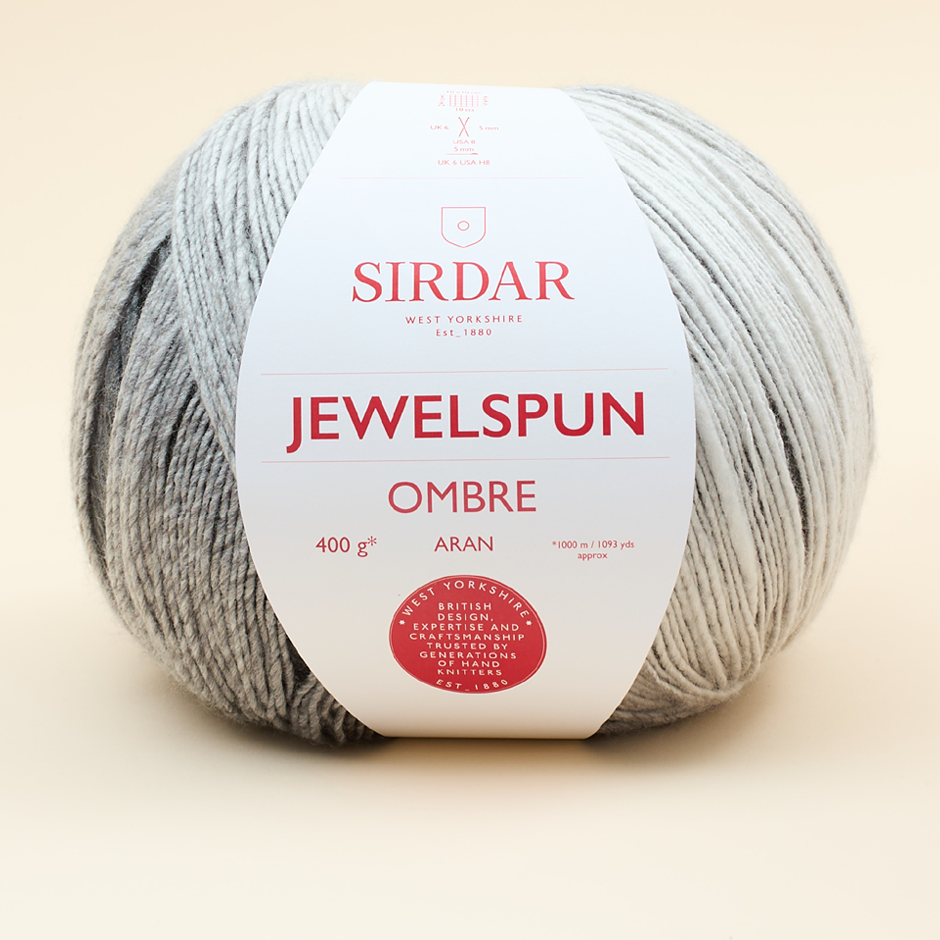 Sirdar, Yarn, F262-0105, Jewelspun Ombre, Silvery Moon