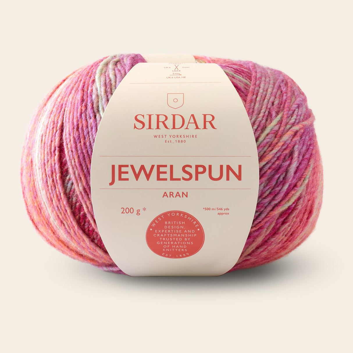 Sirdar, Yarn, Jewelspun, F237-0848, Glowing Garnet