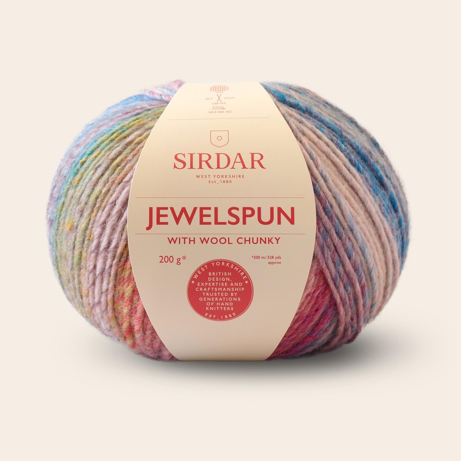 Sirdar, Yarn, Jewelspun With Wool Chunky, F258-0203, Mother of Pearl