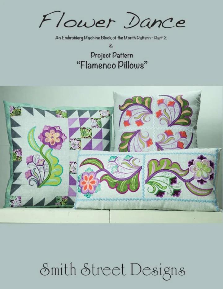 Smith Street Designs Flower Dance Part 2 Machine Embroidery Designs, CD