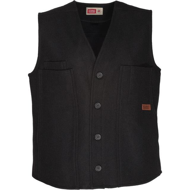 Stormy Kromer, Button Vest, 52510-999, Black