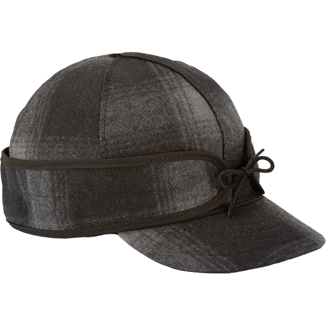 Stormy Kromer, Original Cap, 50010-90E, Gray/Black Plaid