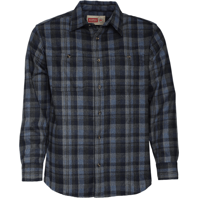 Stormy Kromer, The Wool Shirt, 53220-59C, Storm