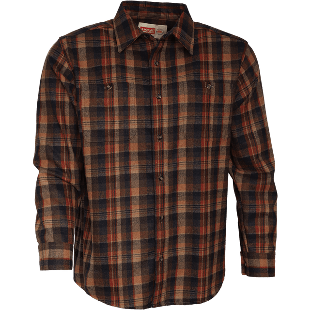 Stormy Kromer, The Wool Shirt, 53220-88B, Cedar