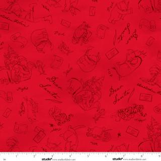 Studio E Christmas At Pooh, 9107S-88, Red,
