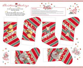 Studio E Christmas At Pooh, 9114S-86, Red/Green,