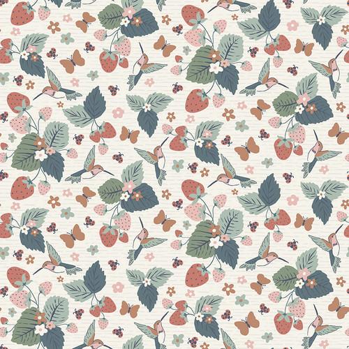 Studio E Garden Party, 7598-26, Cream/Multi, Maureen Fiorellini