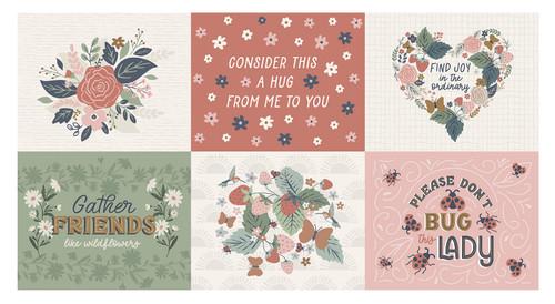 Studio E Garden Party, 7605P-426, Cream/Multi, Maureen Fiorellini