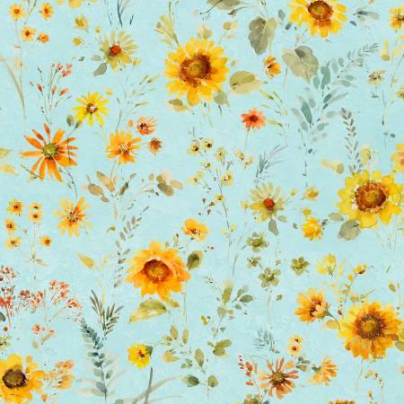 Sunflower Sweet, 3041-17793-457, Light Teal