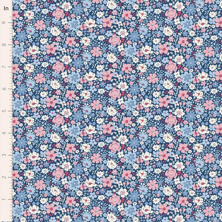 Tilda Village Life, TIL100699, Blue,