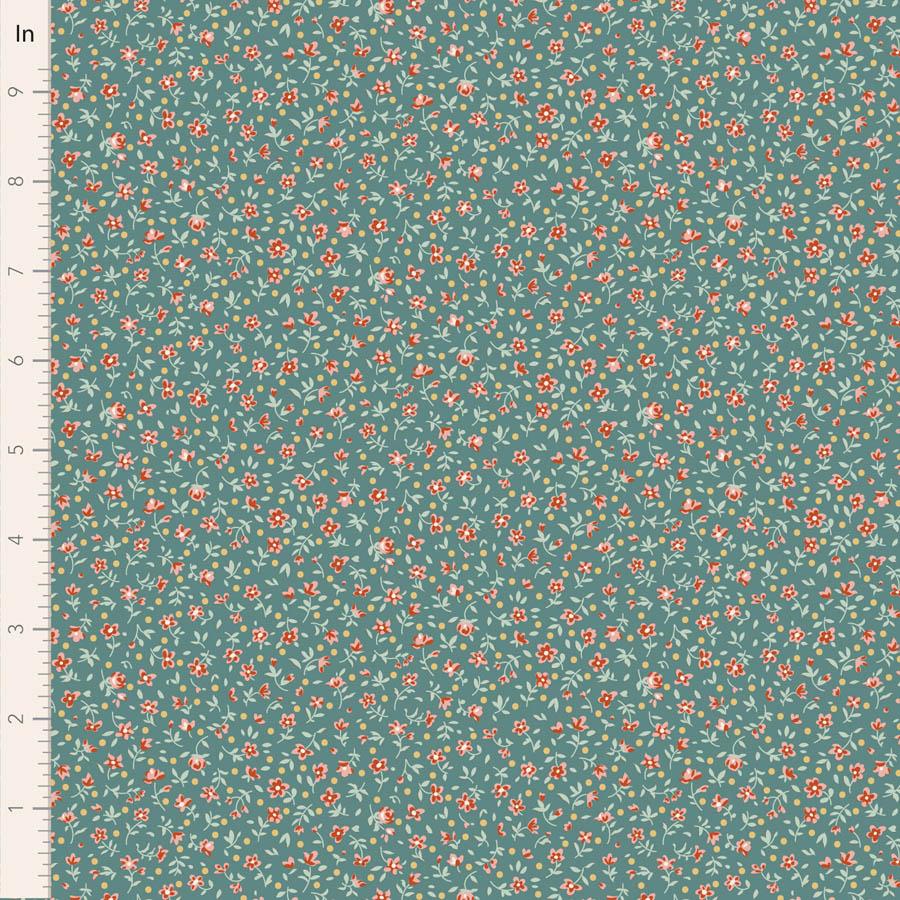 Tilda Village Life, TIL110178, Teal,