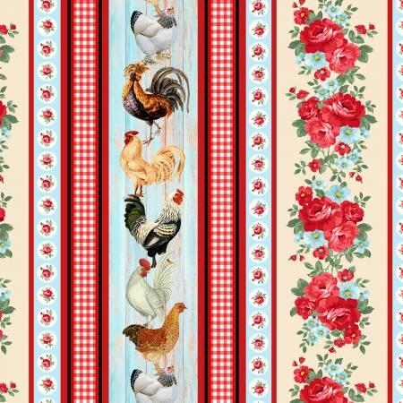 Timeless Treasures, Farm Fresh, CD1536-MULTI
