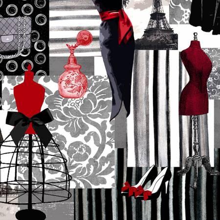 Timeless Treasures, Fashion Forward, ERA-CD1314-WHITE