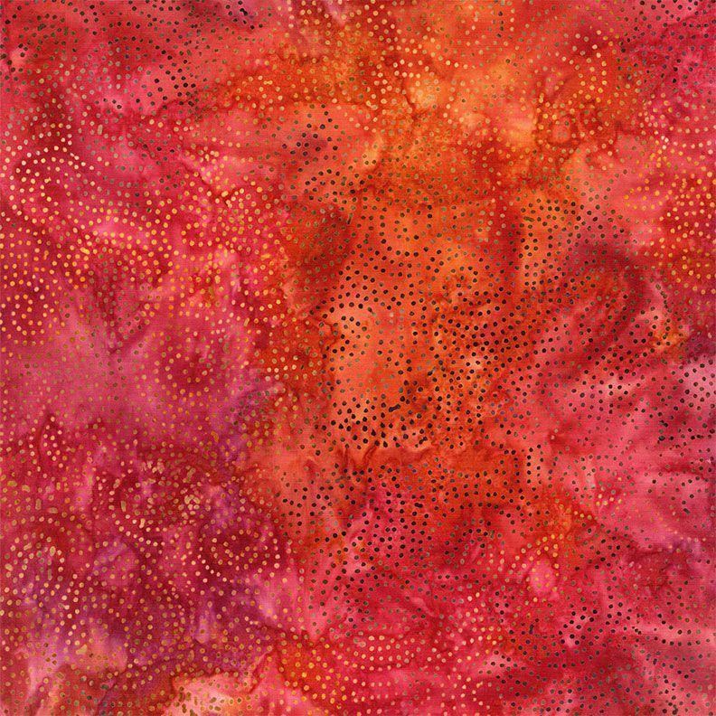 Timeless Treasures Forest Floor, TONGA-B9534 FLAME, Flame,