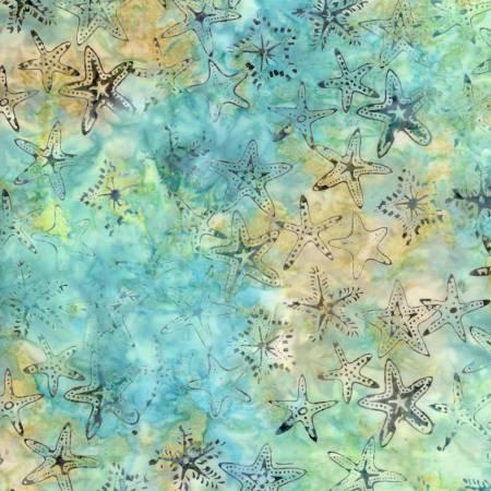 Timeless Treasures Starfish Snowflakes, B7914-SAND, Sand