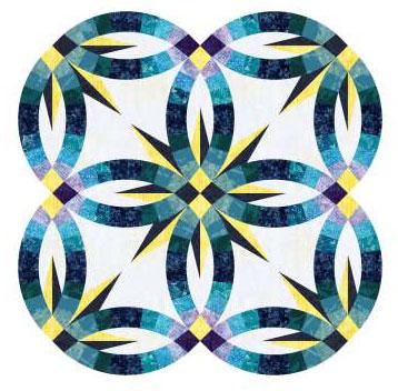 Wedding Star Table Topper Workshop Kit, Blue Colorway