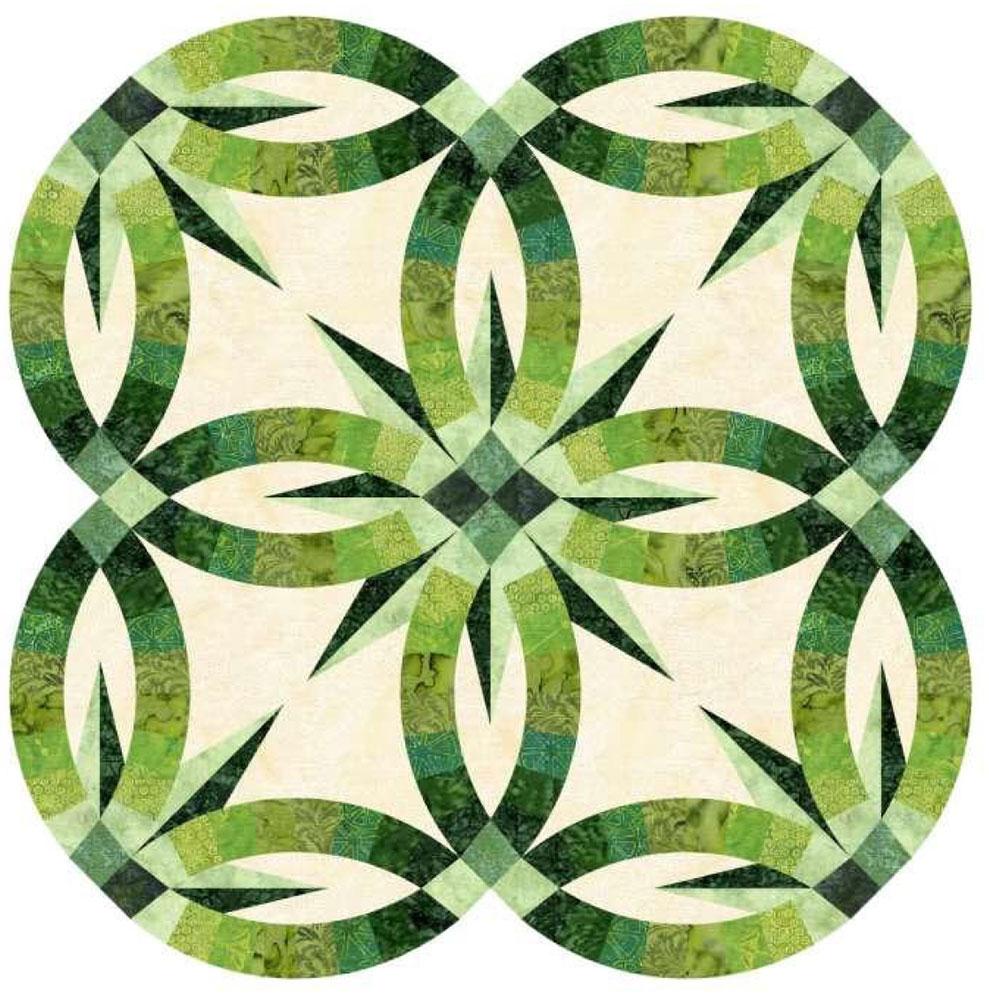 Wedding Star Table Topper Workshop Kit, Green Colorway