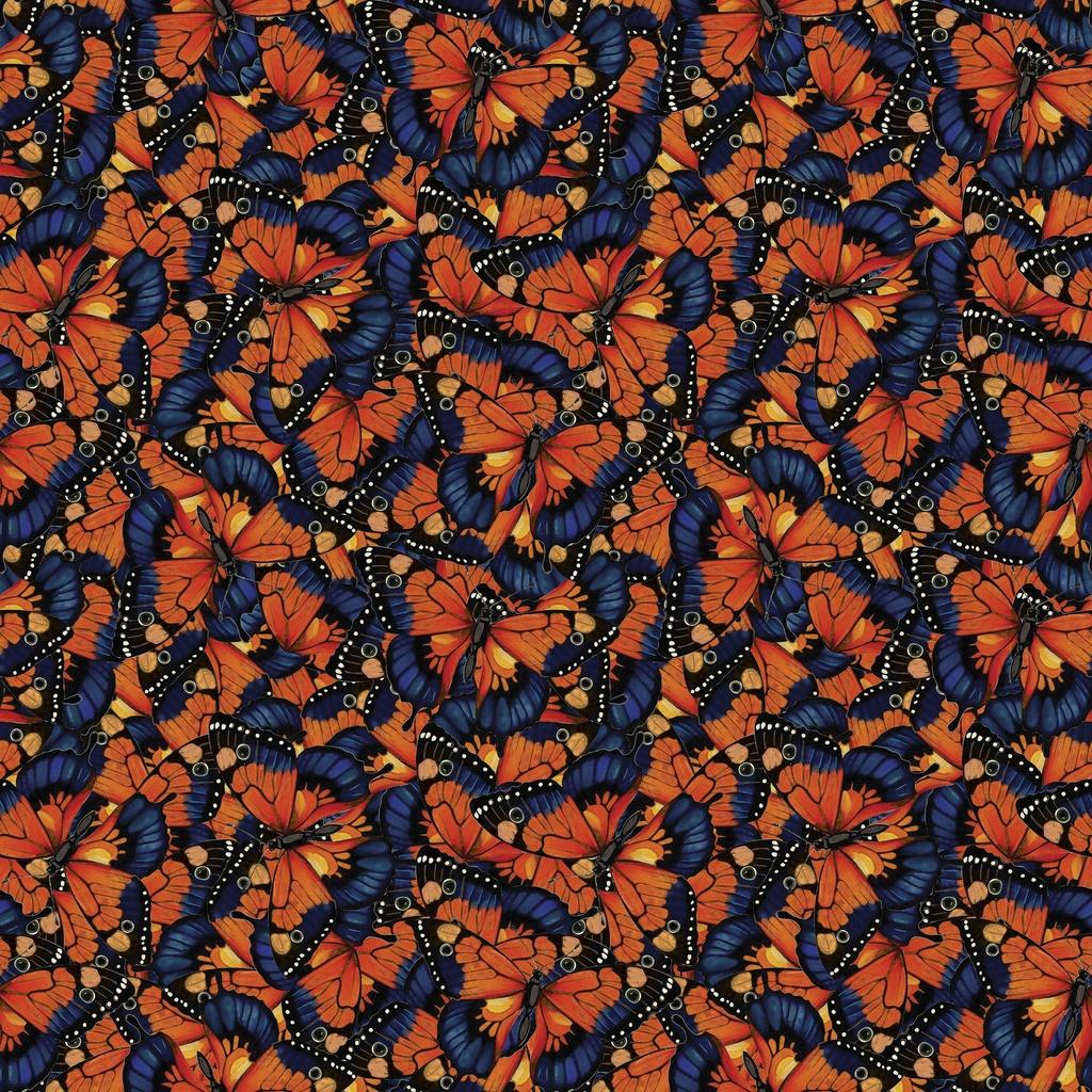 White Owl Textiles Beneath The Canopy, W150-020-473, Multi,