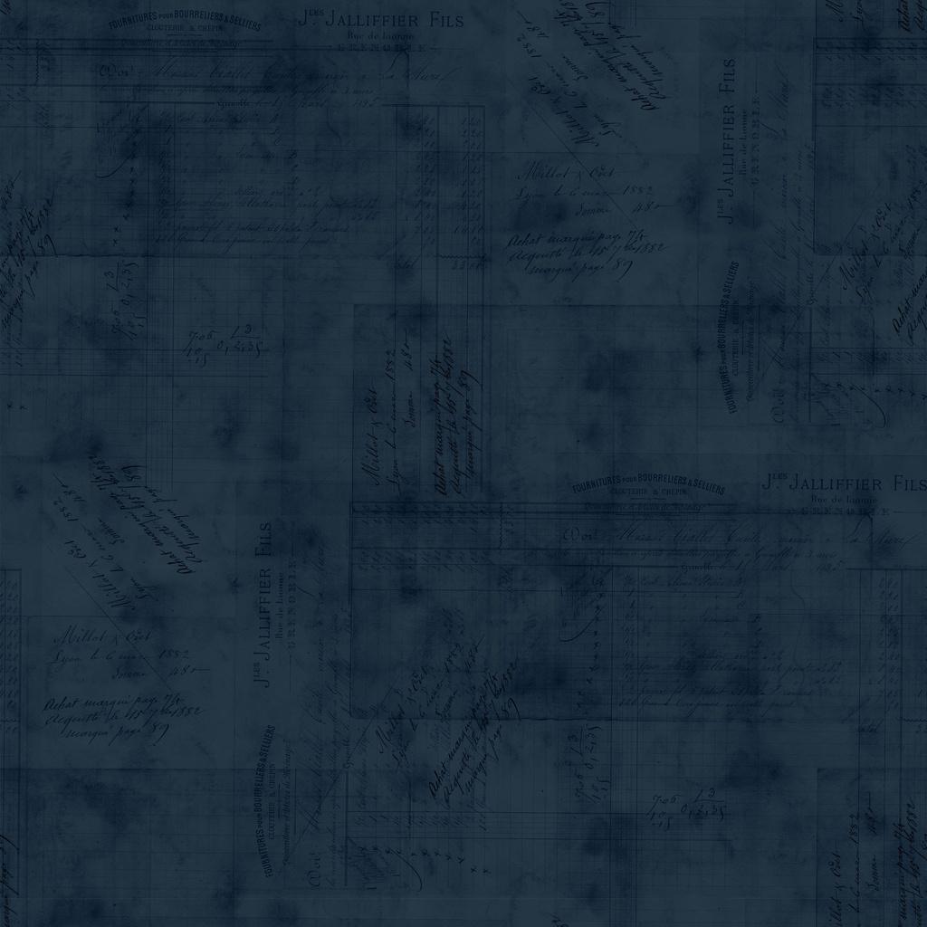 White Owl Textiles Beneath The Canopy, W150-022-779, Navy,