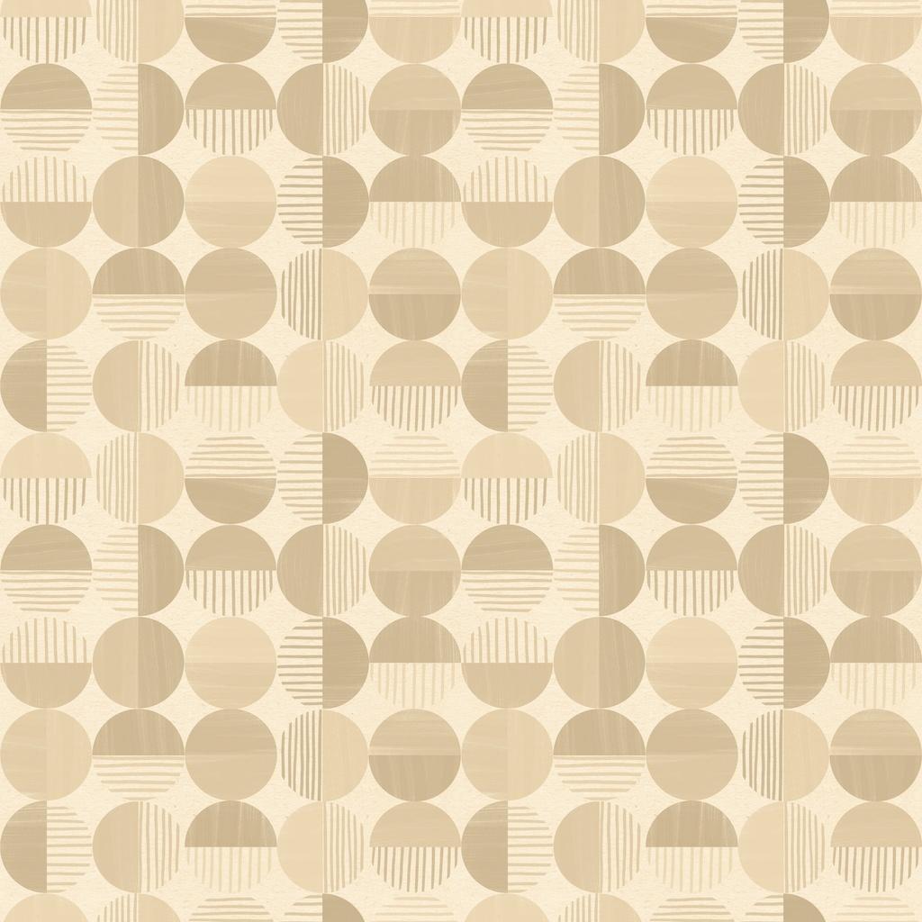 White Owl Textiles Paddle & Pine, W135-028-000, Cream Tonal,
