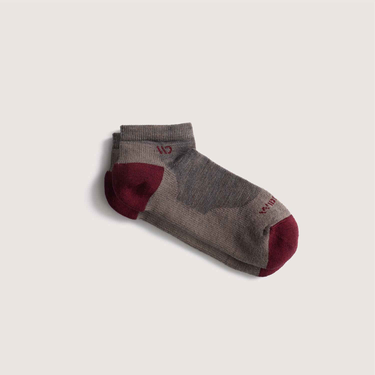 Wide Open, Solid No Show Sock, 9500-TAU, Taupe, S