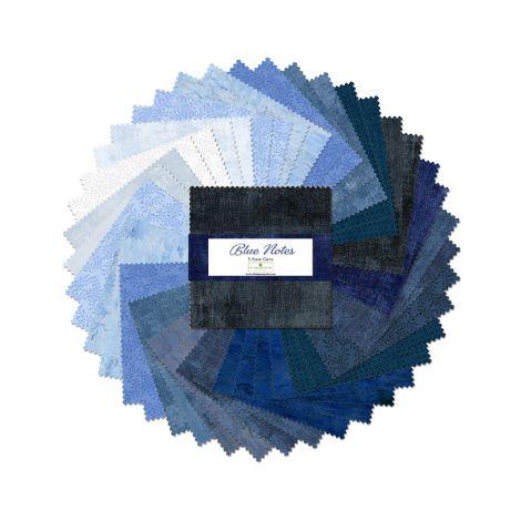 Wilmingtion Print,Blue Notes, 507-134-507, Blue ,