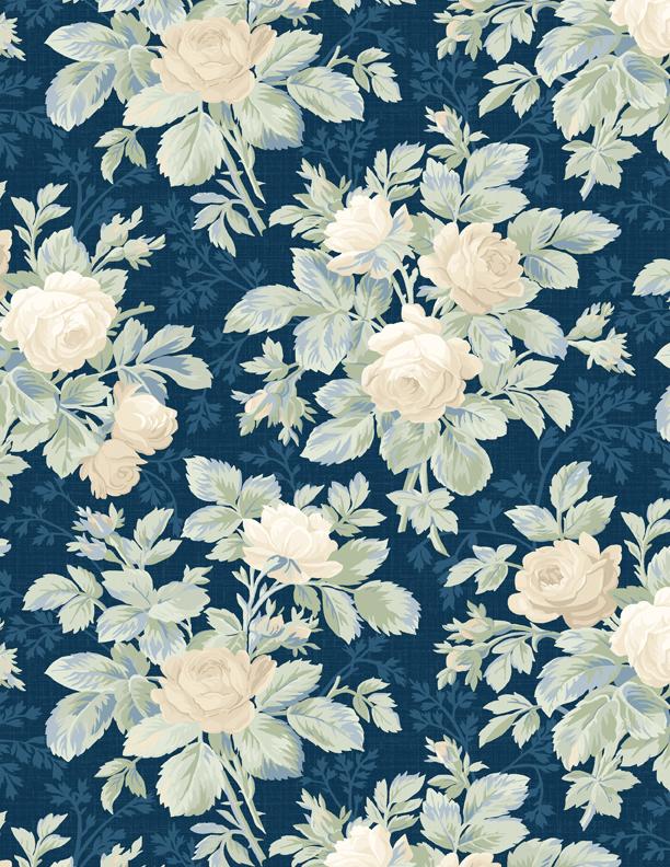 Wilmington, Kaye England, Sapphire Blossoms, 1803-98664-417, Navy