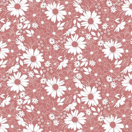 Wilmington Prints, Angela Nickeas, Juliette, 3064-29202-313, Coral