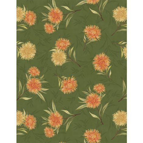 Wilmington Prints® Chickadee Charm, 3017-27729-785, Green,