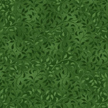 Wilmington Prints, Climbing Vine, 1887-38717-757, Emerald green