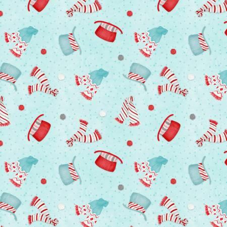 Wilmington Prints, Danelle Leone, Frosty Merry-Mints, 3017-27655-434, Teal