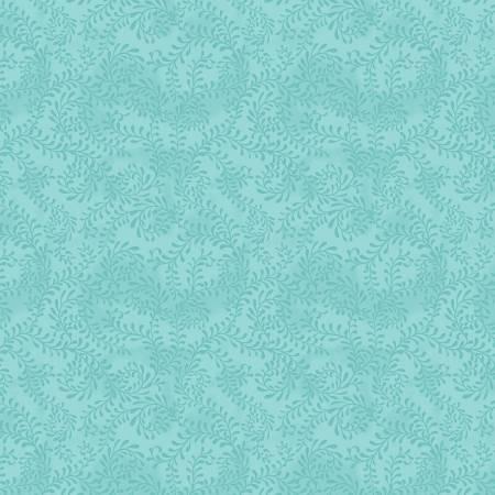 Wilmington Prints, Danielle Leone, Swirling Leaves 108, 3062-4427-447, Turquoise