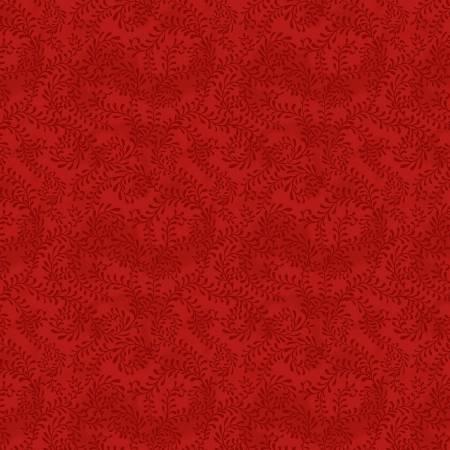 Wilmington Prints, Danielle Leone, Swirling Leaves, 3017-27650-333, Red