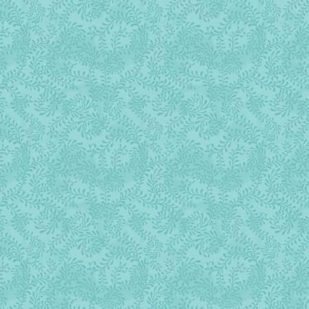 Wilmington Prints, Danielle Leone, Swirling Leaves, 3017-27650-447, Turquoise