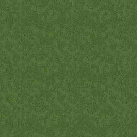Wilmington Prints, Danielle Leone, Swirling Leaves, 3017-27650-779, Forest Green