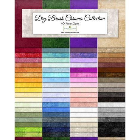 Wilmington Prints®, Dry Brush Chroma, 876-1-876, Multi,