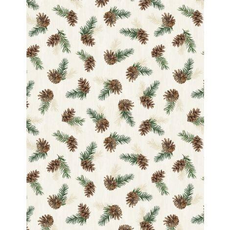 Wilmington Prints® Evergreen Escape, 3059-20063-227, Sand,
