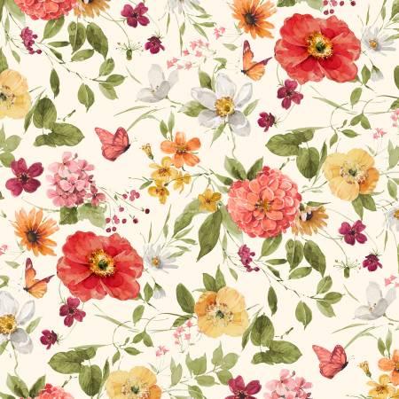 Wilmington Prints, Lisa Audit, Blessed by Nature, 3041-17810-273, Cream