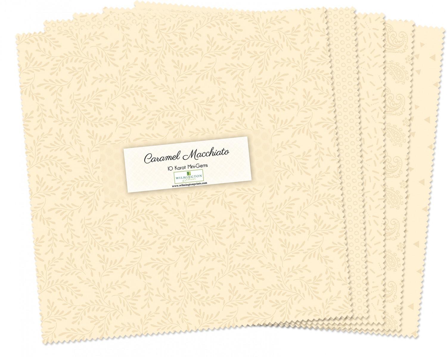 Wilmington Prints® Pre-Cuts, Caramel Macchiato, 10" Squares, 510-38-510