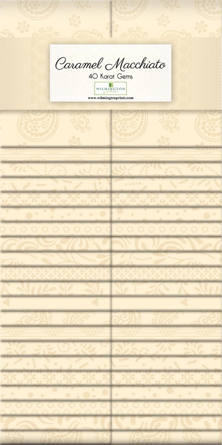 Wilmington Prints® Pre-Cuts, Caramel Macchiato, 2 ½” Strip Set Packs, 842-38-842