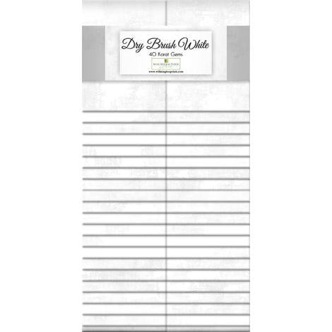 Wilmington Prints® Pre-Cuts, Dry Brush White, 2 ½” Strip Set Packs, 842-15-842