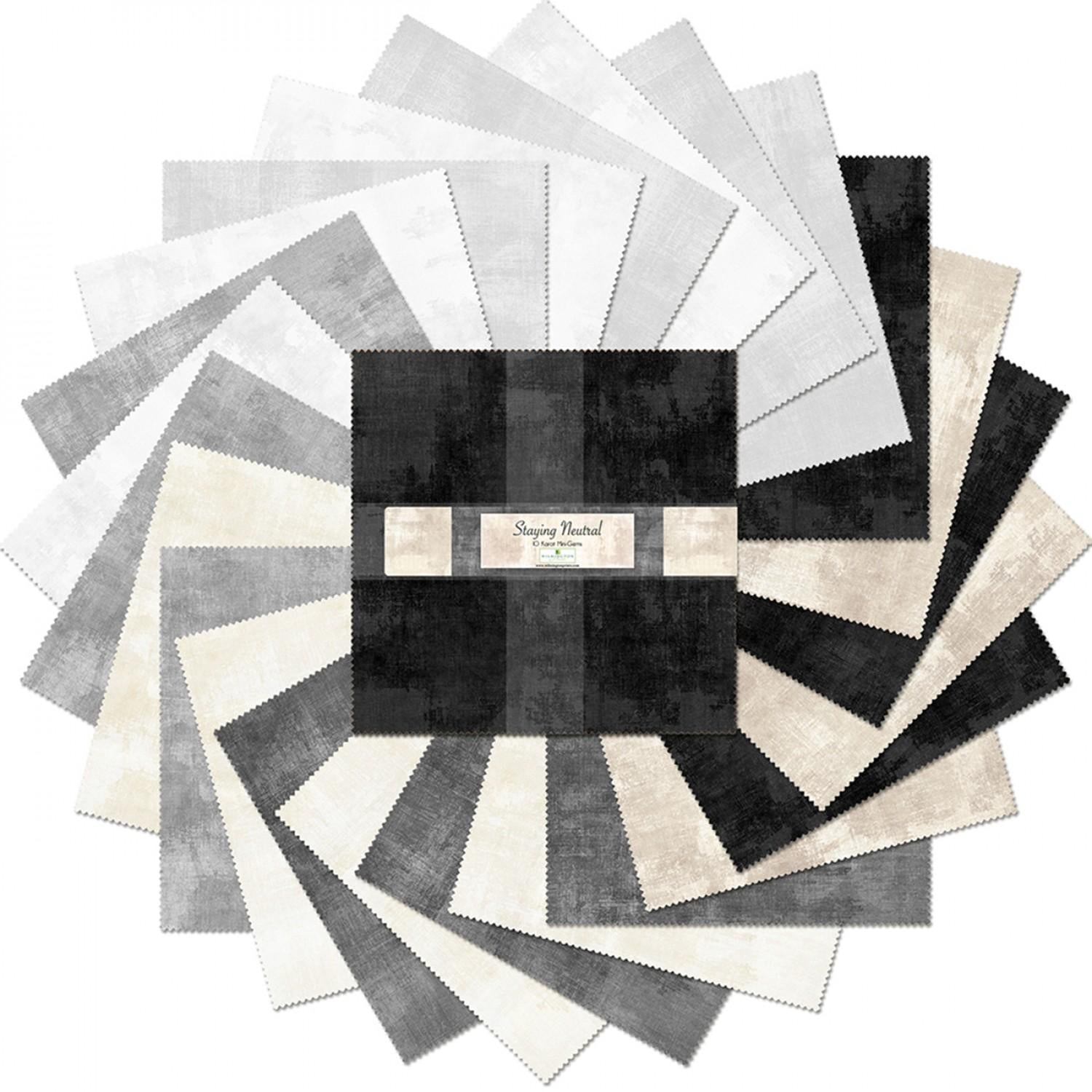 Wilmington Prints® Pre-Cuts, Essentials Dry Brush, 10" Squares, 510-48-510