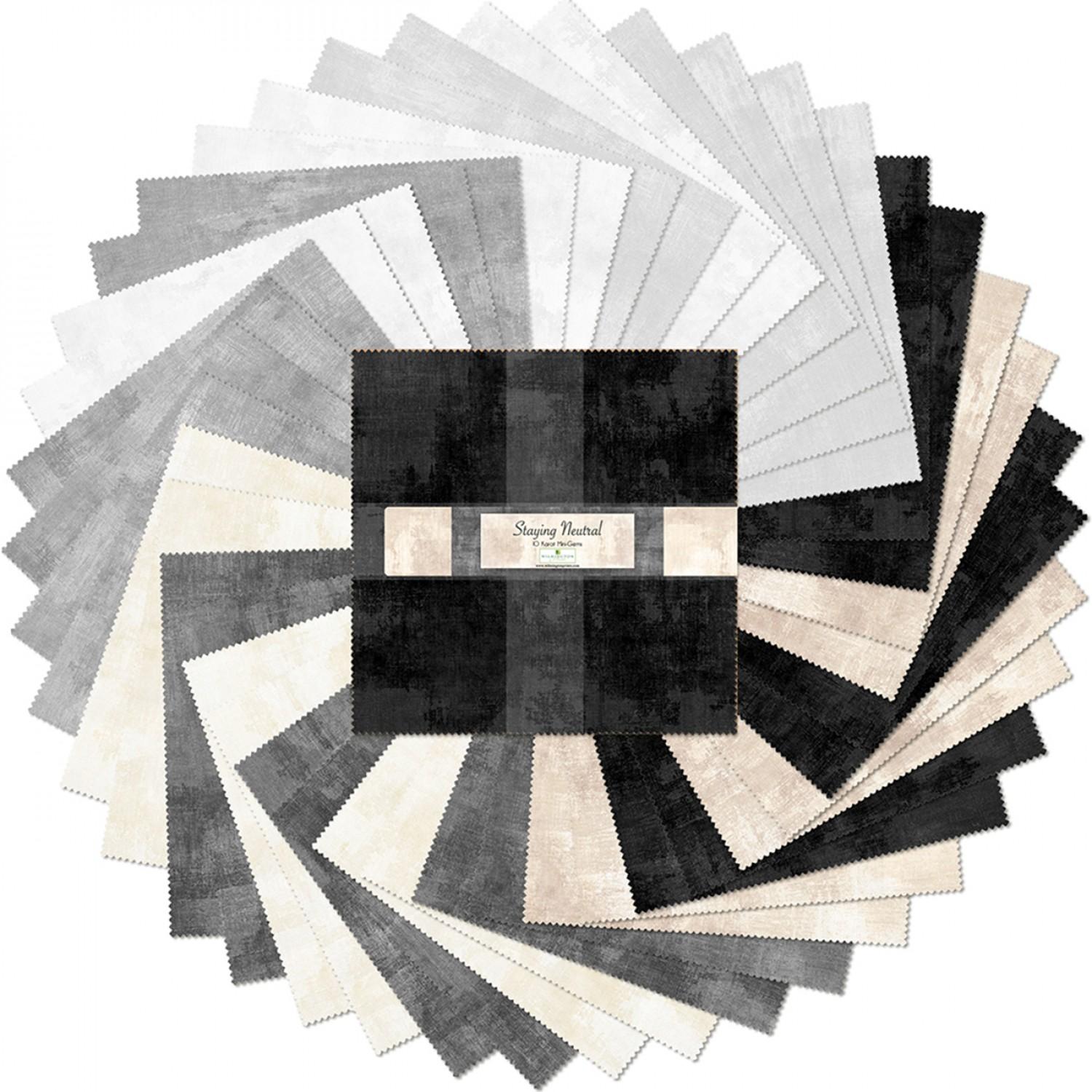 Wilmington Prints® Pre-Cuts, Essentials Dry Brush, 10" Squares, 512-48-512