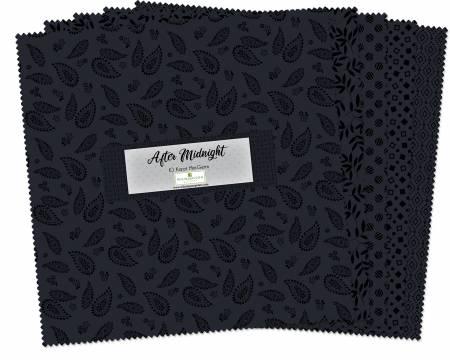 Wilmington Prints® Pre-Cuts, Essn After Midnight, 10" Squares, 510-52-510